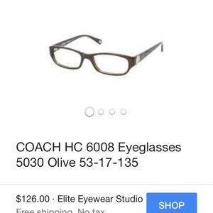 Coach Cadyn eyeglass frames